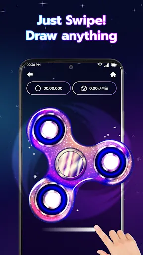 Glow Art: Finger Spinner screenshot