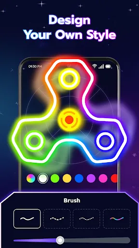 Glow Art: Finger Spinner screenshot