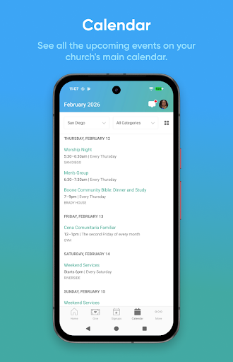 Church Center App screenshot