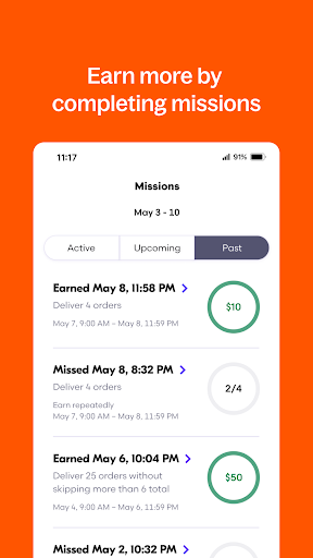 Grubhub for Drivers screenshot