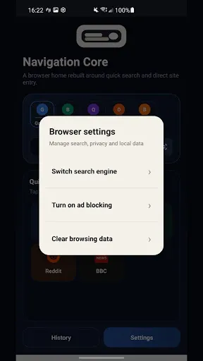 NaviCore screenshot
