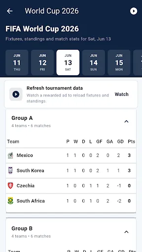 Nova Soccer - Live Scores screenshot