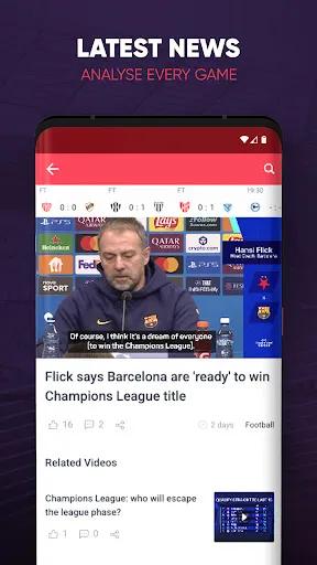 SportyTV: Live Scores & News screenshot
