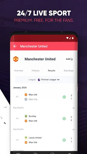 SportyTV: Live Scores & News screenshot