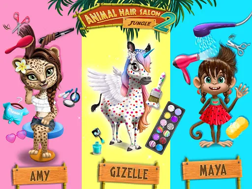 Jungle Animal Hair Salon 2 screenshot
