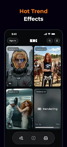 Koi AI - AI Video Generator screenshot