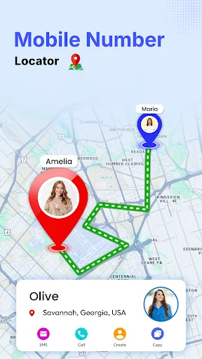 Phone Number Tracker App screenshot