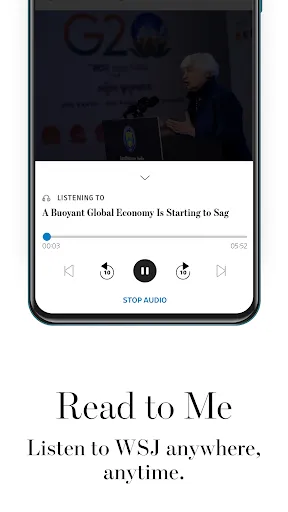 The Wall Street Journal. News screenshot