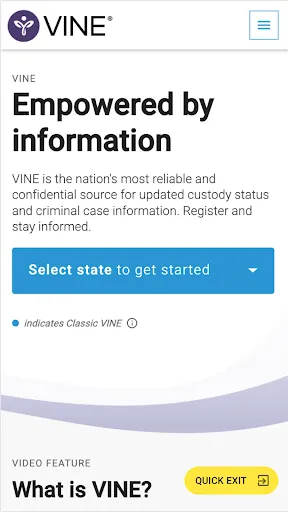 VINELink screenshot