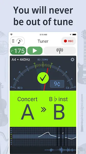 Tuner & Metronome screenshot