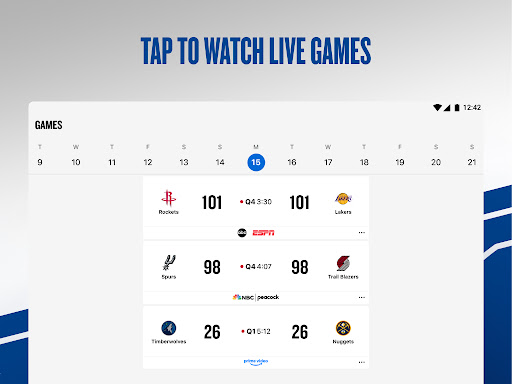 NBA: Live Games & Scores screenshot