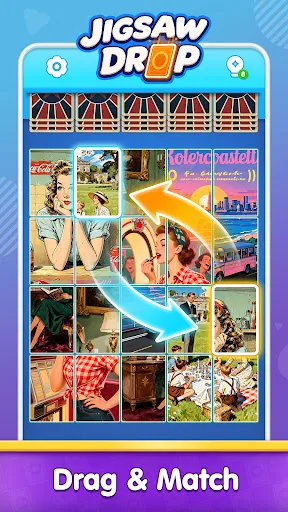 Jigsaw Drop: Solitaire Puzzle screenshot