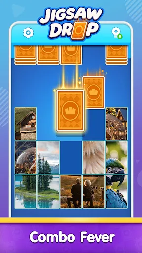 Jigsaw Drop: Solitaire Puzzle screenshot