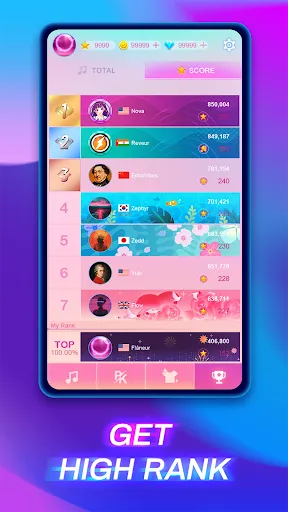 Piano Fire 2: Slide Challenge screenshot