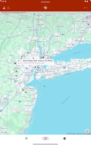Earthquake screenshot
