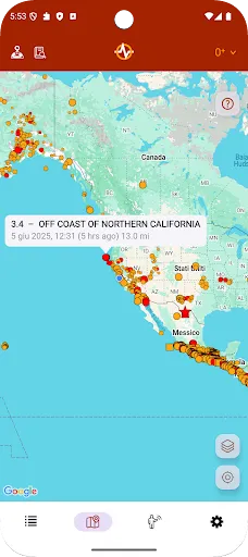 Earthquake screenshot