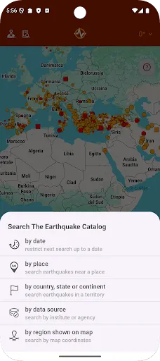 Earthquake screenshot