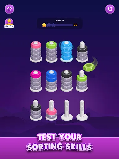 Nut Sort: Color Sorting Game screenshot