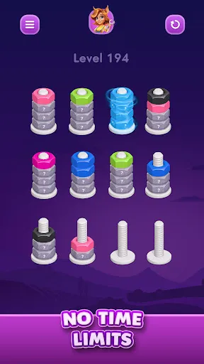 Nut Sort: Color Sorting Game screenshot