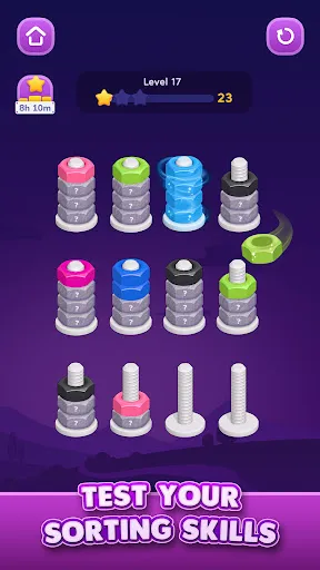 Nut Sort: Color Sorting Game screenshot