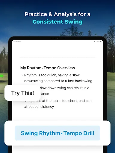 GolfFix AI Golf Swing Analyzer screenshot