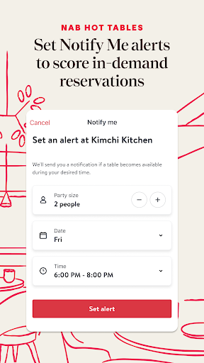 OpenTable screenshot