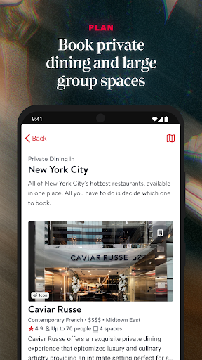 OpenTable screenshot