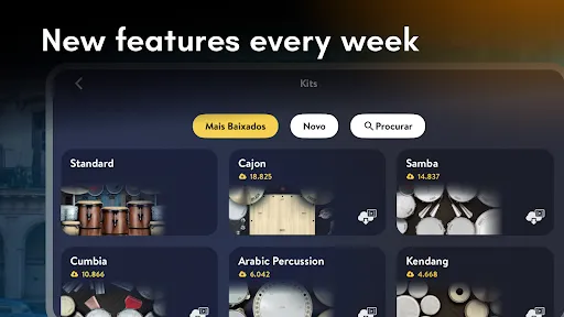 Real Percussion: drum set screenshot