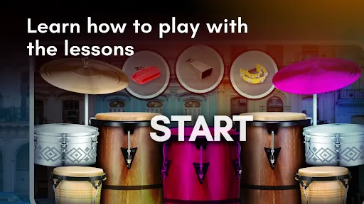 Real Percussion: drum set screenshot