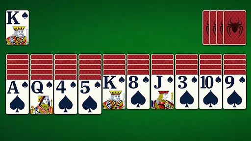 Spider Solitaire screenshot