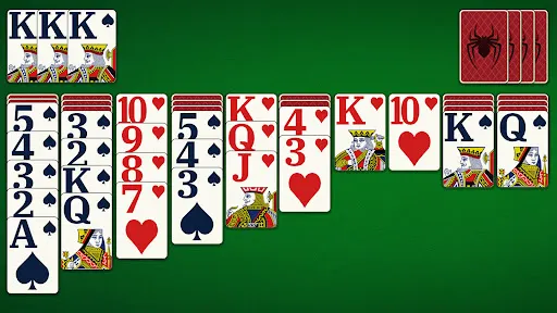 Spider Solitaire screenshot