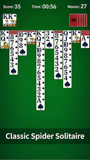 Spider Solitaire screenshot