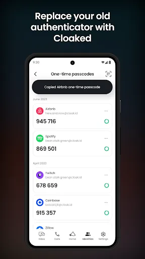 Cloaked: Protect your privacy screenshot