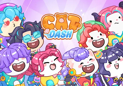 Cat Dash: Cute Cat Music Game screenshot