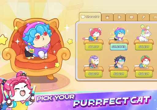 Cat Dash: Cute Cat Music Game screenshot