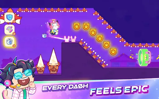 Cat Dash: Cute Cat Music Game screenshot
