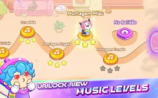Cat Dash: Cute Cat Music Game screenshot