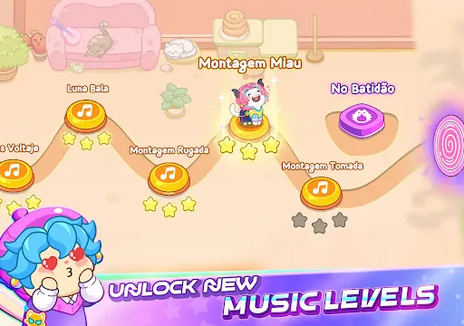 Cat Dash: Cute Cat Music Game screenshot