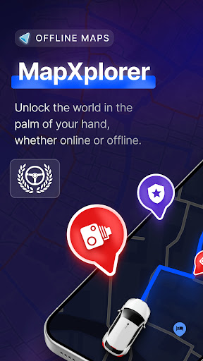 MapXplorer: Navigation, Radar screenshot