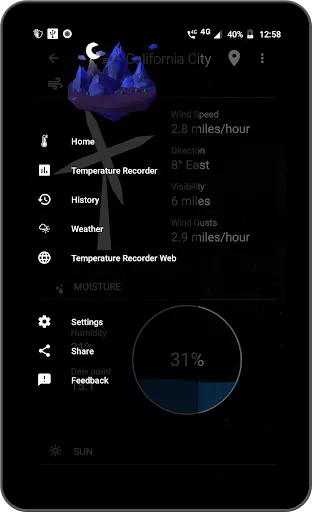 Room Temperature Thermometer screenshot
