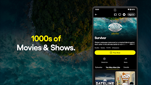 PlutoTV: Stream Free Movies/TV screenshot