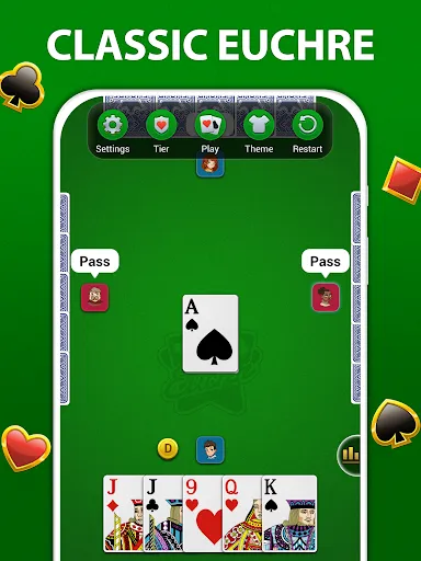 Euchre - Card Game Offline screenshot