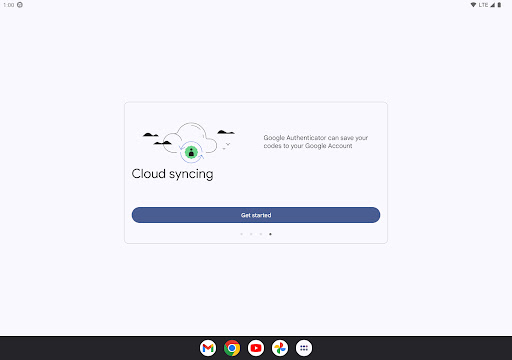 Google Authenticator screenshot