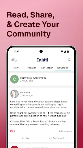 Inkitt: Books, Novels, Stories screenshot