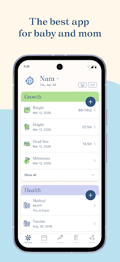 Nara - Baby & Mom Tracker screenshot