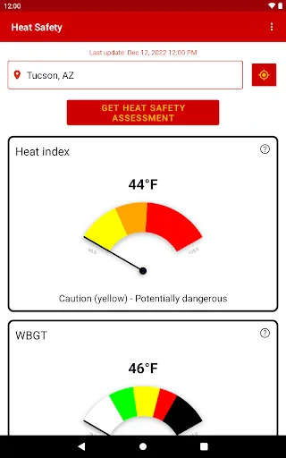 Heat Safety: Heat Index & WBGT screenshot