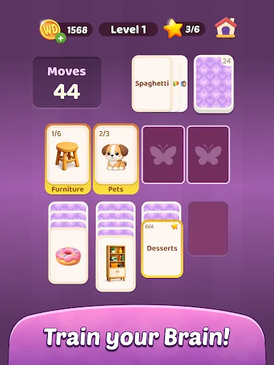 Wordington Solitaire screenshot