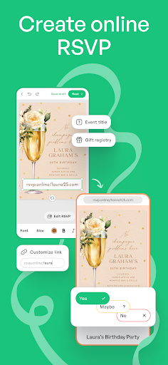 Invitation Maker: Cards & RSVP screenshot