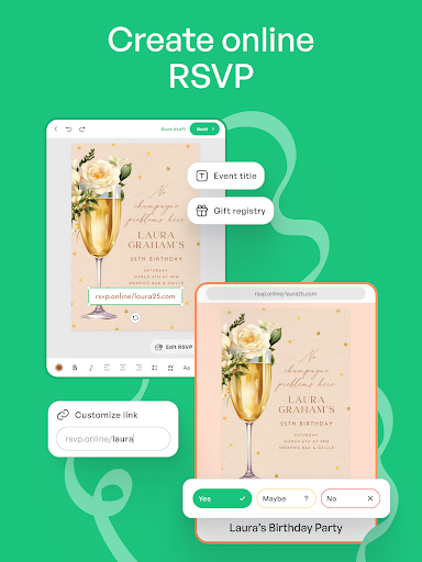 Invitation Maker: Cards & RSVP screenshot