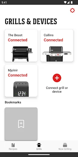 Weber® Connect screenshot